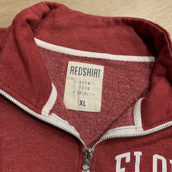 RedShirt Elon University Phoenix 1/4 Quarter Zip Sweatshirt Men's XL Pullover - Picture 3 of 6